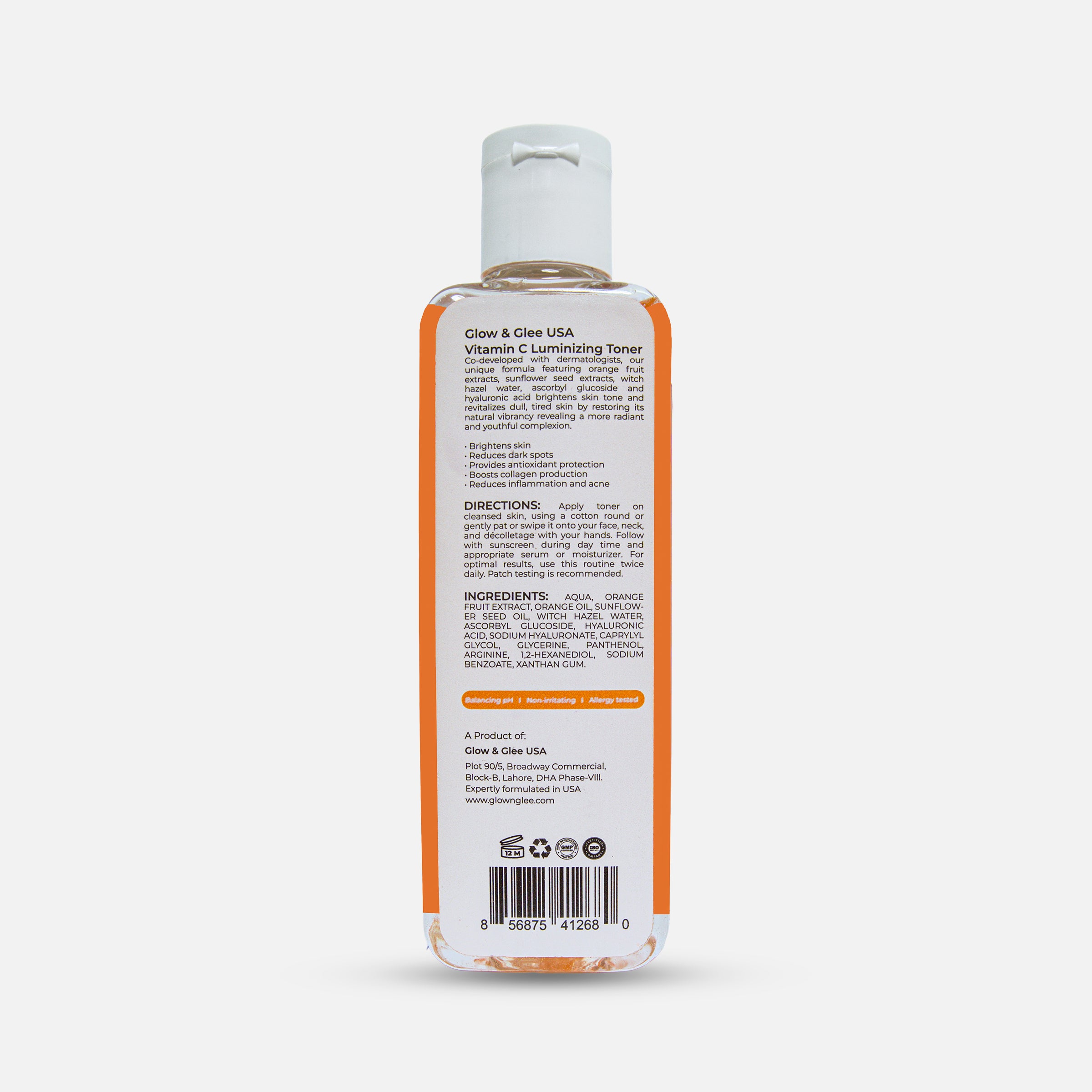 Glow &amp; Glee USA Vitamin C Luminizing Toner (120ML)