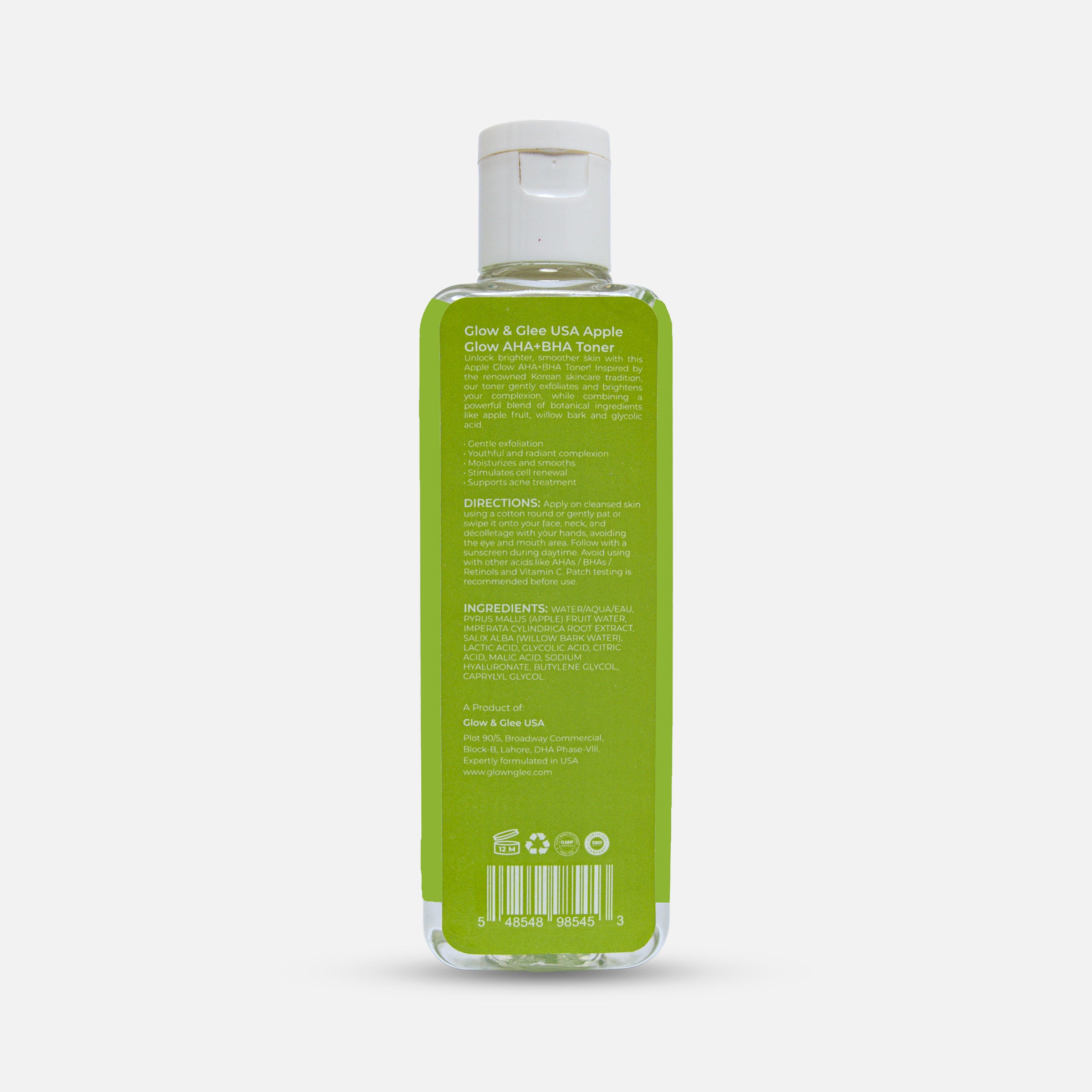 Apple Glow AHA+BHA Toner (120ML)