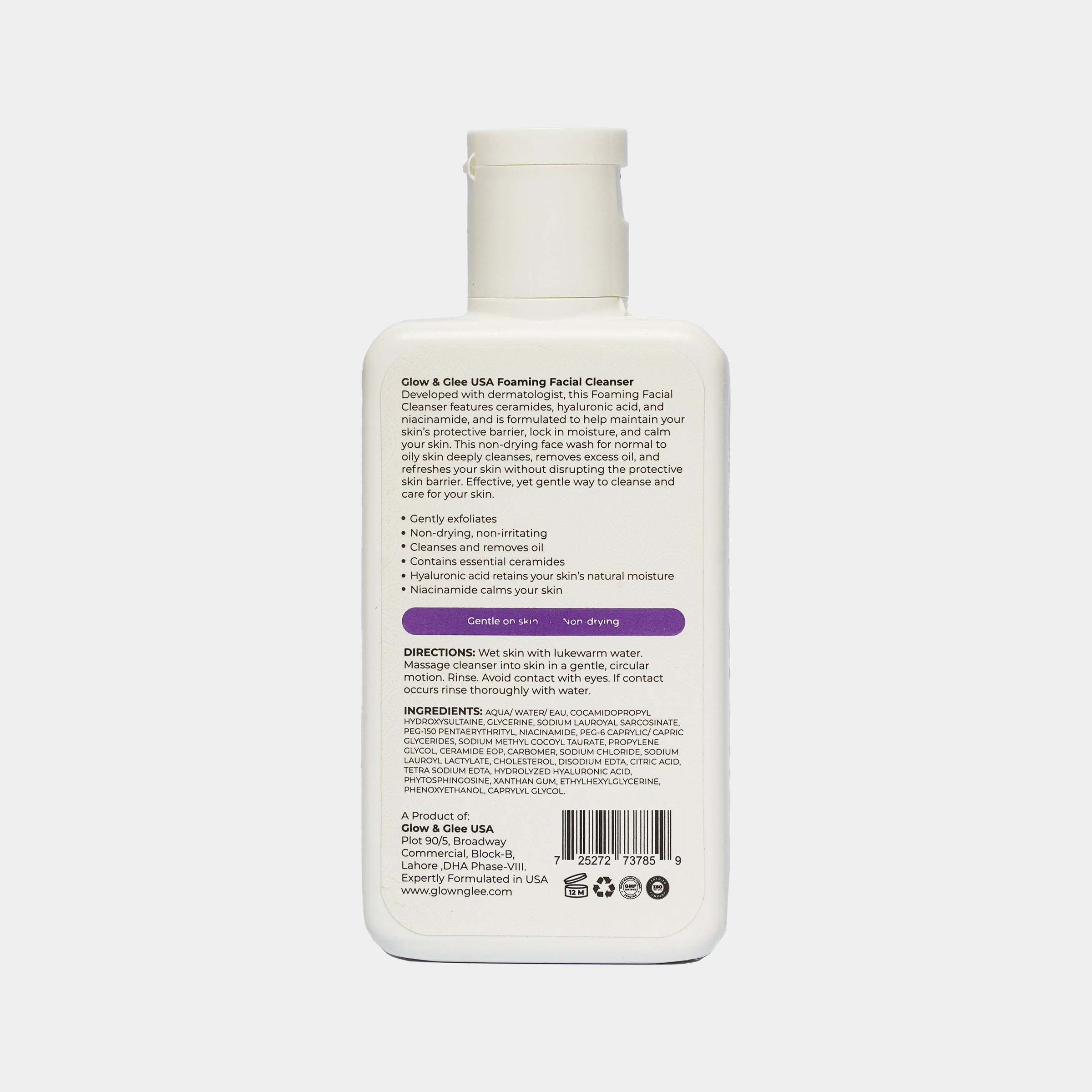 Foaming Facial Cleanser For Normal To Oily Skin