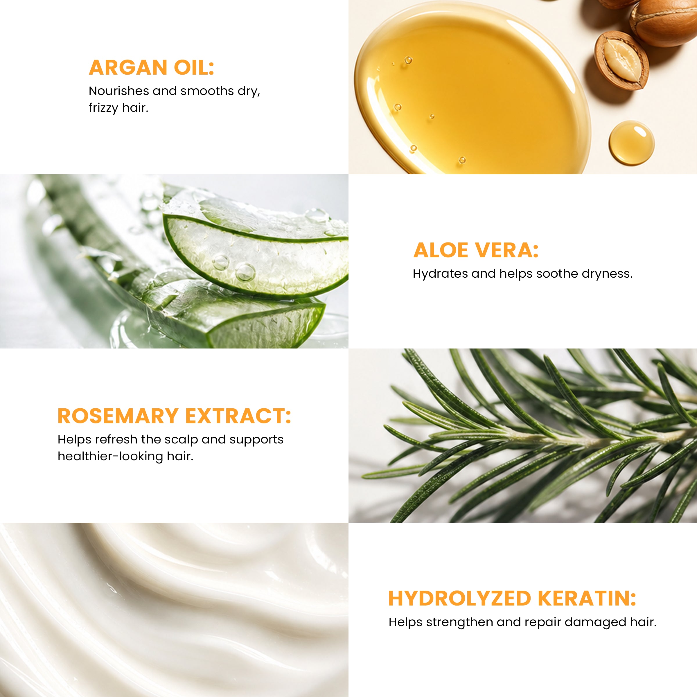 KERATIN & ARGAN HAIR MASK (200G)
