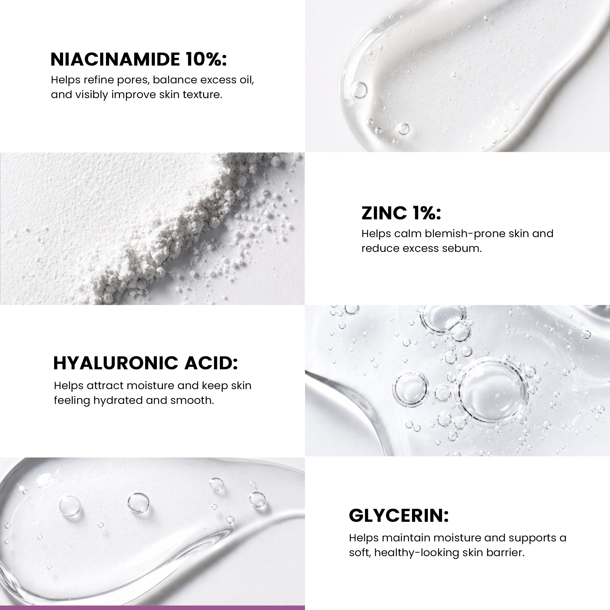 Niacinamide 10% + Zinc 1% Serum 30Ml