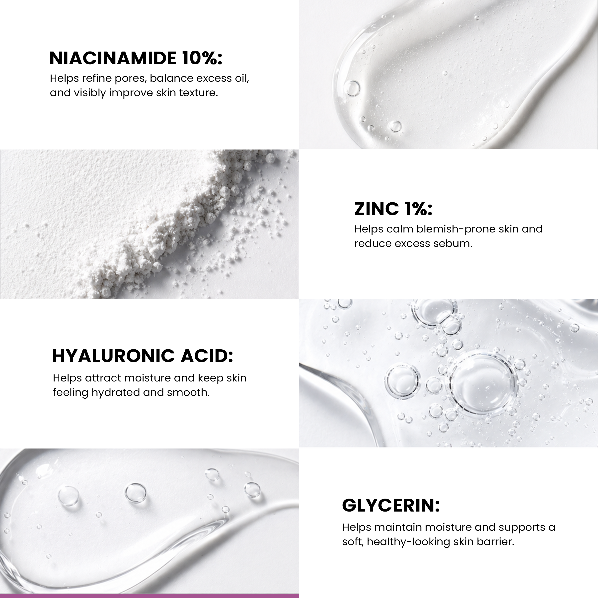 Niacinamide 10% + Zinc 1% Serum 30Ml