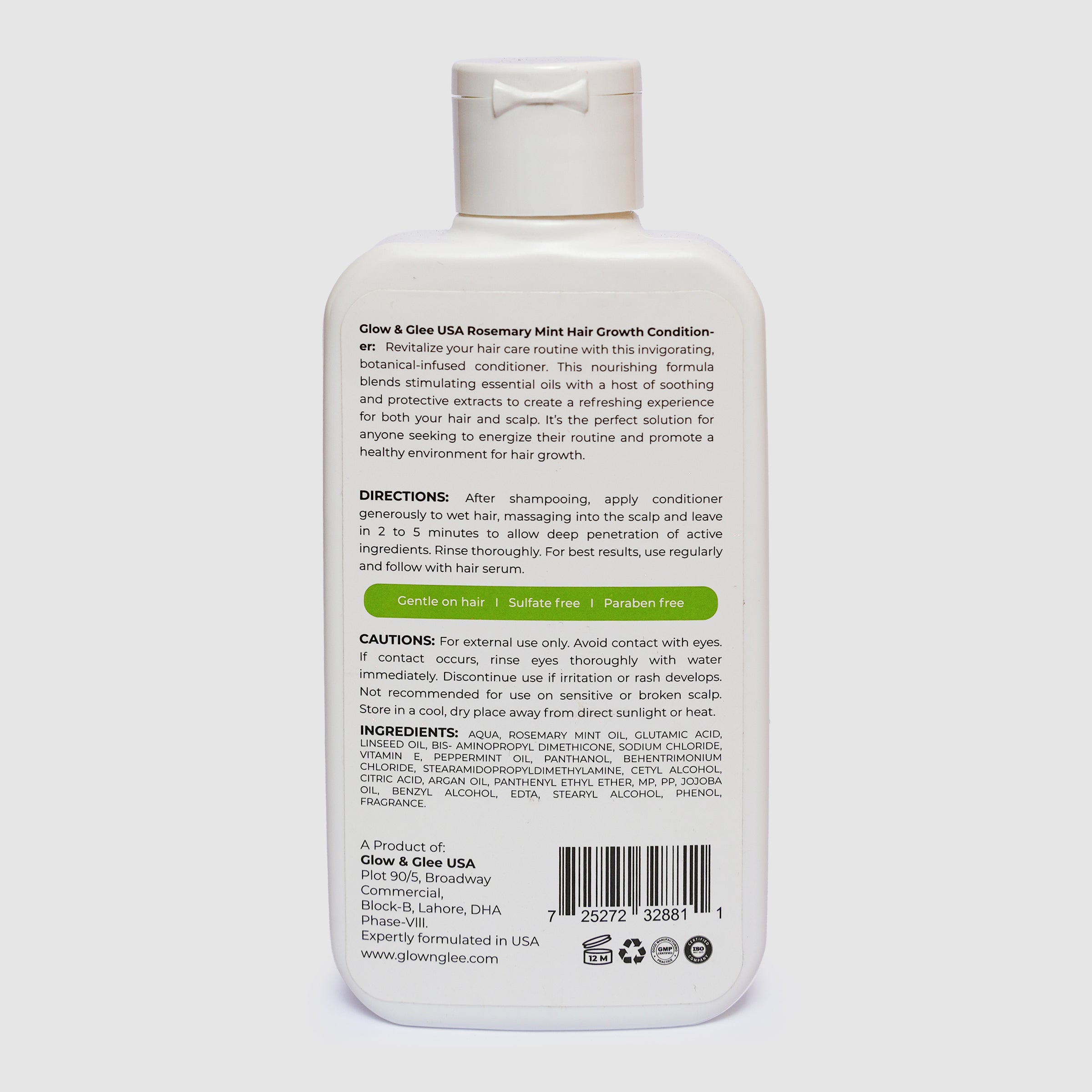 ROSEMARY MINT HAIR GROWTH CONDITIONER (240ML)
