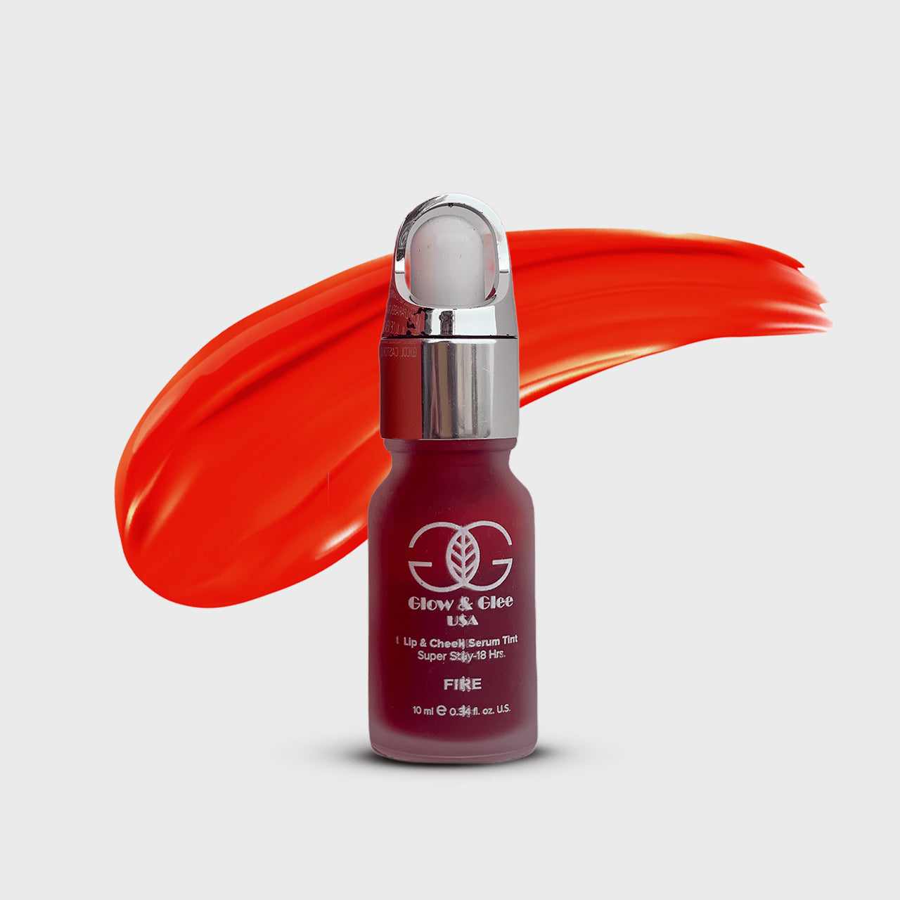 Glow & Glee Lip & Cheek Serum Tint Fire 10ml