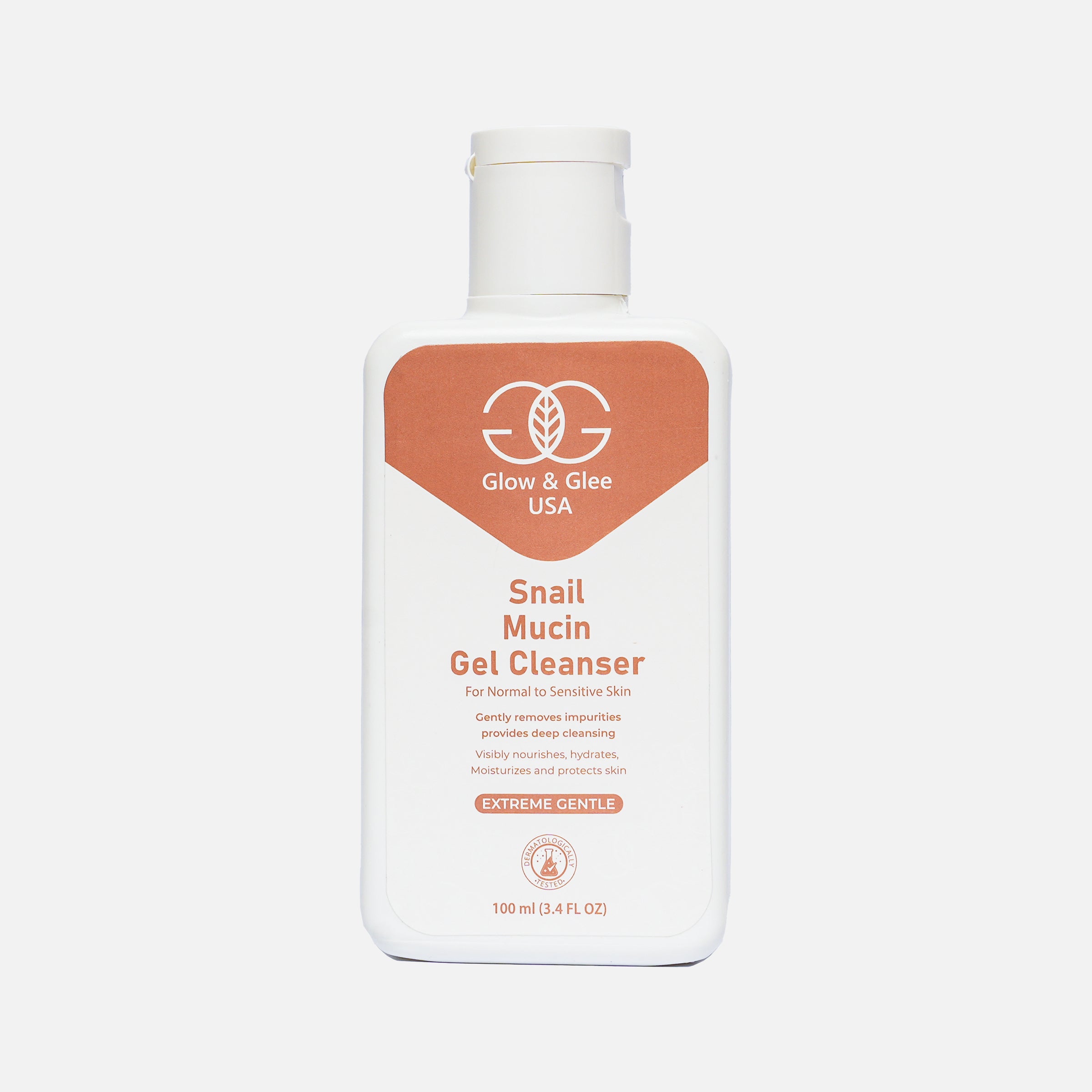 Glow & Glee Snail Mucin Gel Cleanser For Normal To Sensitive Skin